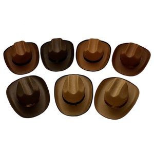 Sombrero de Vaquero de Fieltro 100% Lana Vintage Desgastado al por Mayor, Accesorio Personalizado para Hombres y Mujeres, Estilo Western para Exteriores - Product Image 4