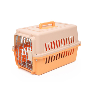 Açık hava havayolu onaylı katlanabilir seyahat ticari uçuş plastik renk Pet kedi köpek kafesleri - Product Image 3