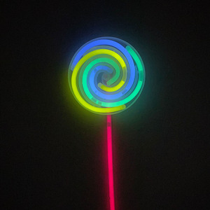 <span class=keywords><strong>Mini</strong></span> palos brillantes de piruleta para niños, juguetes de moda para iluminar, varita de hada parpadeante de princesa, decoración de vestidos - Product Image 4