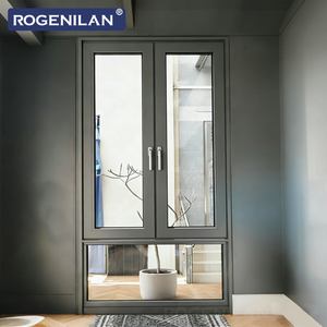 Ventanas de Aluminio Ultra Estrechas Personalizadas Rogenilan, Ventanas Abatibles con Doble Acristalamiento y Rotura Térmica para Casas Modernas - Product Image 3