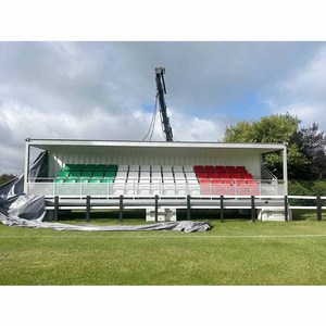 Tribune modulaire conteneurisée temporaire pour événements sportifs extérieurs, terrasses de football, avec certification CE - Product Image 2