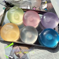 Balle anti-stress en caoutchouc faite à la main, best-seller transfrontalier, jouet de décompression moulable de haute qualité infusé à la vaseline