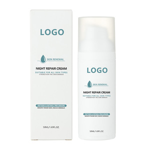 Crème de nuit réparatrice au peptide et au rétinol OEM : Renforce la barrière cutanée, réduit les <span class=keywords><strong>rides</strong></span> et procure une hydratation intense - Product Image 1