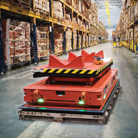 Robot AGV à palettes MRT avec batterie au lithium, navigation laser SLAM, capacité de charge de 1 tonne, temps de travail de 6 à 8 heures, fourche de 1000 mm pour
