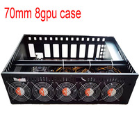 Boîtier GPU haute efficacité 8 pour GPU 3090/3080/3300W boîtier de serveur 70mm avec ventilateur ATX facteur de forme Type de rack produits en Stock