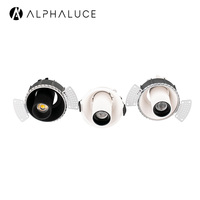 Spot LED encastré mural COB 7W moderne G10 en aluminium moulé sous pression, orientable, 355 degrés