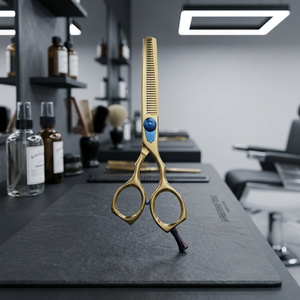 Tijeras de Peluquería ASAP Ecológicas de Acero Inoxidable con Mango Corto para Diestros, Duraderas para Corte de Cabello en Salón - Product Image 1