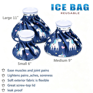 Borsa per Ghiaccio Medica Riutilizzabile Personalizzata per Lesioni, Febbre, Impacco Gel Caldo e Freddo per Dolori Muscolari, Gonfiore, Mal di Testa - Product Image 2