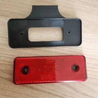 Feux latéraux à LED 12/24v 2led, réflecteur, lumière basse et haute, lumière stroboscopique d'avertissement pour camion, remorque, camion, bus