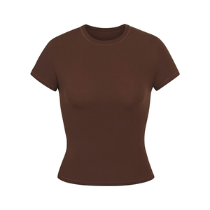Fabricant de t-shirts personnalisés pour femmes, t-shirts pour femmes de qualité supérieure, vente en gros de t-shirts en coton pour femmes, t-shirts décontractés à la mode pour femmes - Product Image 4