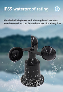 Hot Sale Cost- Effective 3 <strong>Wind</strong> Cup ABS Anemometer RS485 Output <strong>Wind</strong> Speed <strong>Sensor</strong> OEM Weather Station <strong>Wind</strong> Speed <strong>Sensors</strong> - Product Image 3