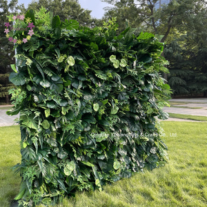 L 8ftx8ft Roll up Floral Mur Offre Spéciale Plante Artificielle Mur Haute Qualité Fleur Verte Toile de Fond pour Événements Décoration de Mariage - Product Image 2