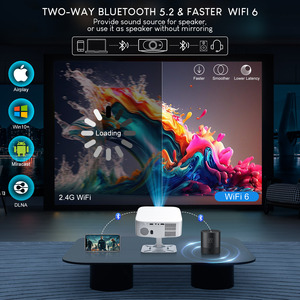 Salange 2025 lumen cao Android 13 p92max chiếu chính hãng NET-Flix Google TV chiếu <span class=keywords><strong>mini</strong></span> bản địa 1080P máy chiếu với đứng - Product Image 6