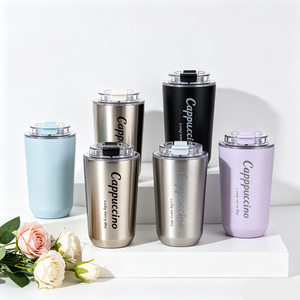 Vaso de Café de Acero Inoxidable Grabado con Láser Personalizado, <span class=keywords><strong>Taza</strong></span> Bonita con Tapa, Color Personalizado, Regalo Promocional al por Mayor - Product Image 6