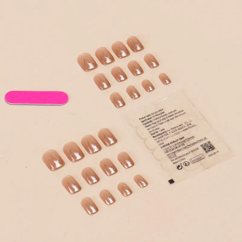 Wholesale Price Almond False Nails Art Acrylic Artificial Fingernails Luxury Press On Nails