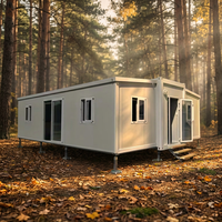 Maison Intégrée Modulaire Préfabriquée Conteneur Extensible 20 Pieds 30 Pieds 40 Pieds Tiny House Pliante pour Habitation et Bureau