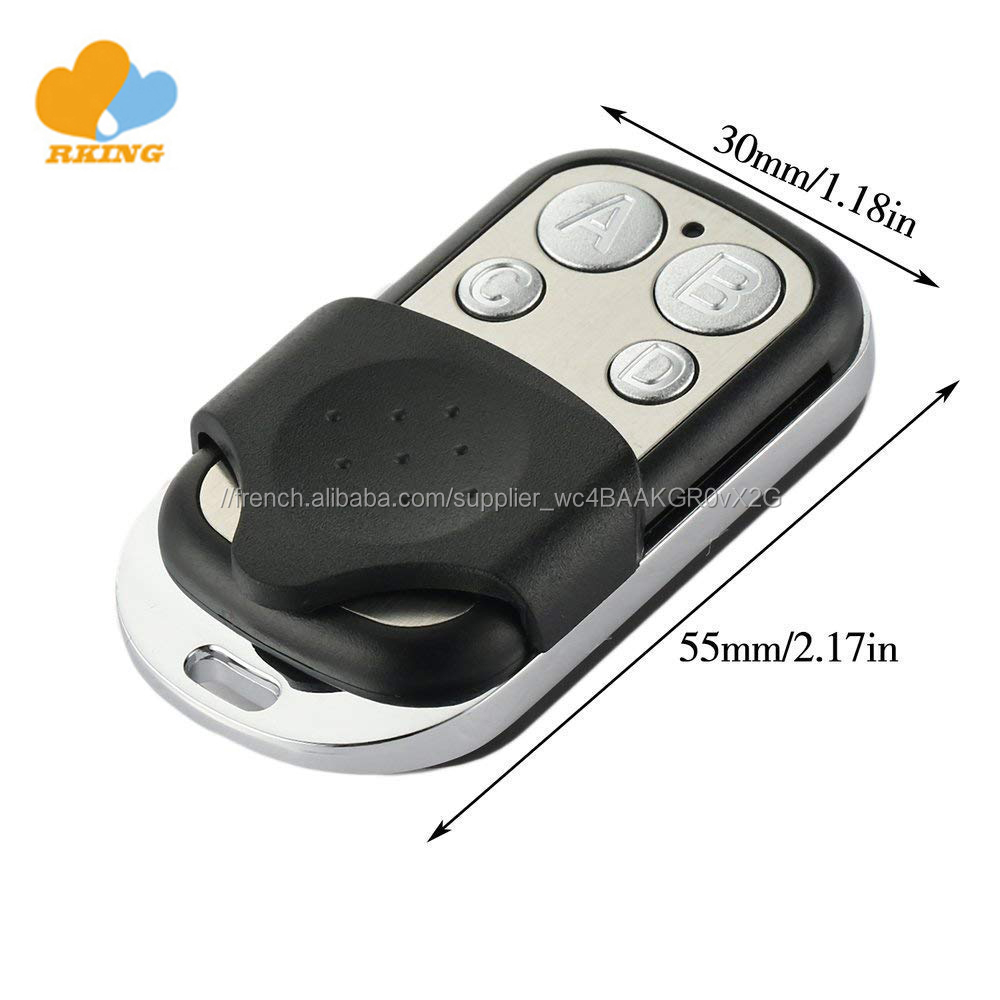 D4 type RF sans fil à code roulant télécommande duplicateur émetteur 433.92mhz duplicateur