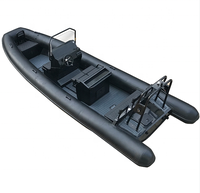 Bateau pneumatique semi-rigide CE 23 pieds RIB 700 Hypalon/PVC avec coque en aluminium à vendre