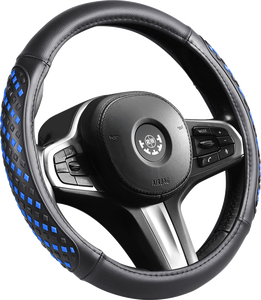 Housse de <span class=keywords><strong>volant</strong></span> antidérapante en cuir PU pour <span class=keywords><strong>femme</strong></span> Décoration intérieure de voiture en caoutchouc - Product Image 2