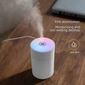 Portable LED Light Mini 200ml Spray Mist Humidifier Colorful Light Aroma Essential Oil <b>Diffuser</b> <b>Car</b> Usb air Humidifier - Product Image 1