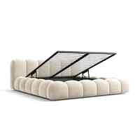 Lit Queen de Luxe, Mobilier de Chambre à Coucher Italien de Luxe, Derniers Designs, Cadre de Lit King Size, Lits Modernes Rembourrés