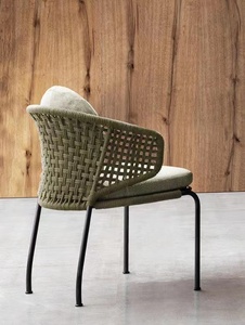 Divano da esterno per la spiaggia per il tempo libero protezione solare sedia a vite impermeabile per esterni tessitura in Teak mobili da giardino in legno massello di Teak - Product Image 3