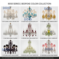 Lustres modernes en cristal pour salon, luminaires suspendus, lustres en verre de Murano, suspensions