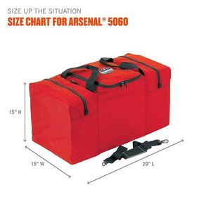 Bolsa de equipo de bombero BSCI para rescate con apertura central, bolsa alta para equipo de bombero - Product Image 2