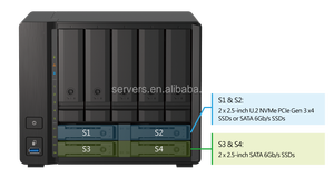 OEM Ts-H973Ax QNAP 9Bay 10กิกะบิต2.5นิ้วเครือข่าย NAS Storage Server SFP NAS 2.5นิ้ว - Product Image 5