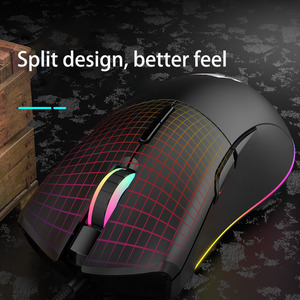 Ratón para juegos personalizado OEM GK168 Gamer Sensor óptico 7200DPI Ratón ligero para PC portátil - Product Image 4