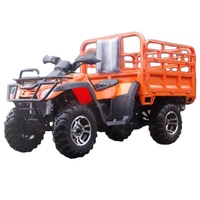 Véhicule utilitaire tout-terrain électrique pour usage agricole / Véhicule utilitaire à 4 roues avec boîte de chargement arrière 7-8 places