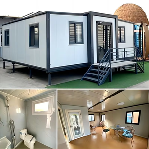 Maison préfabriquée de luxe isolée, extensible, deux chambres, maison préfabriquée pliable pour l'extérieur, <span class=keywords><strong>construction</strong></span> de maison extensible - Product Image 6