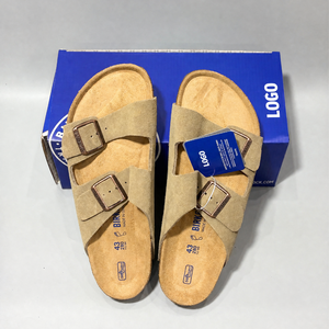 Sandalias Ortopédicas <span class=keywords><strong>Arizona</strong></span> al por Mayor con Soporte de Arco, Suministro Directo de Fábrica, Nueva Llegada, Estilo Birkenstock de Cuero de Ante - Product Image 1