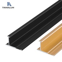 Profilé en H en aluminium pour des transitions fluides sur les murs et les bords des meubles