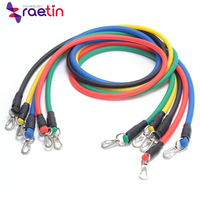 Bandas de resistencia para ejercicios largos, bandas planas de látex, equipo de Fitness para gimnasio en casa gratis para terapia física, bandas de Pilates