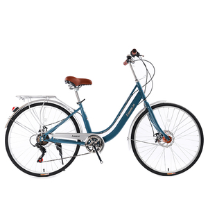 <span class=keywords><strong>Bicicleta</strong></span> Urbana Retro de Una Velocidad para <span class=keywords><strong>Mujer</strong></span>, <span class=keywords><strong>24</strong></span> <span class=keywords><strong>Pulgadas</strong></span>, con Cuadro de Acero y Horquilla de Aleación de Aluminio - Product Image 4
