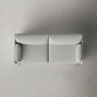 Canapé futon moderne pour salon, design pliable, 3 places, avec revêtement en velours et en cuir