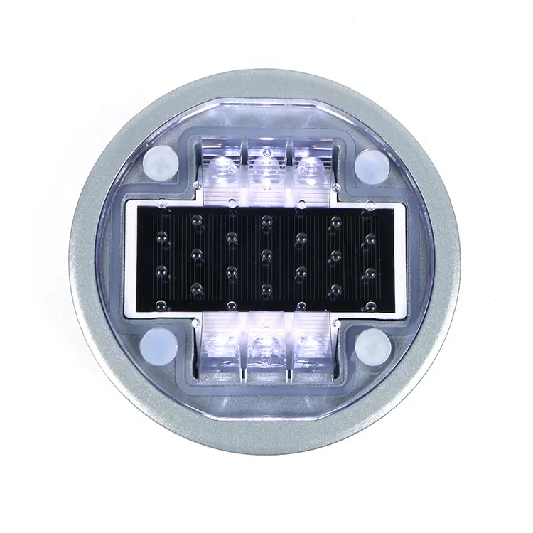 LED Poly Carbonate Solar Road Studs Waterproof with IP68 White Reflector from Trusted Suppliers