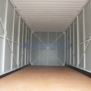 Greevel wadah penyimpanan portabel, pak datar baja dapat dilipat untuk fasilitas penyimpanan mandiri luar ruangan dengan pintu Gulung - Product Image 4