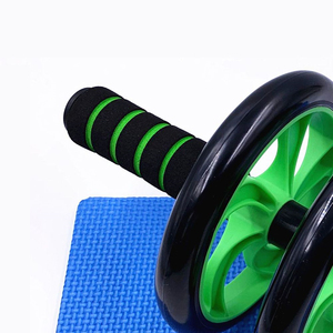 <span class=keywords><strong>Rueda</strong></span> Abdominal Antideslizante para Uso Doméstico + Soporte para Flexiones, Equipo <span class=keywords><strong>de</strong></span> Entrenamiento <span class=keywords><strong>de</strong></span> Core <span class=keywords><strong>de</strong></span> Plástico Duradero, Set Combinado Portátil - Product Image 2