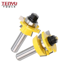 Fraises de porte en <span class=keywords><strong>carbure</strong></span> de tungstène 1/2, <span class=keywords><strong>prix</strong></span> d'usine, pour le travail du bois, 2 pièces - Product Image 4