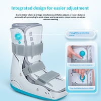 Botte de marche pneumatique gonflable pour immobilisation de la cheville et du pied en cas de fracture, et pour la récupération du tendon d'Achille et du métatarsien