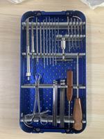 Ensemble d'instruments chirurgicaux orthopédique pour petits animaux plaque de verrouillage tache tournevis en acier pince de réinitialisation guide perceuse