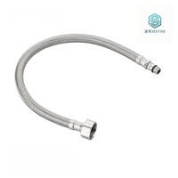 Tuyau flexible tressé en acier inoxydable au design moderne pour robinet de cuisine et salle de bain, pour eau potable