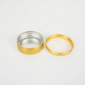 2 Oz Vàng Vòng Kim Loại Tin Có Thể Với Vít Top Nắp 60Ml 60G Pomade Râu Dầu Lông Kem Lưu Trữ Nhôm Container Hộp Thiếc - Product Image 4