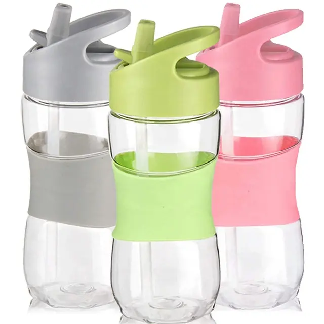 Küçük MOQ çocuklar için plastik su şişesi yüksek kaliteli sızdırmaz içme suyu şişesi