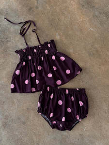 Vêtements d'été à la mode pour enfants, débardeurs à imprimé à pois, short à taille élastique, ensemble <span class=keywords><strong>de</strong></span> tenue pour petites filles - Product Image 4