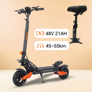 สกู๊ตเตอร์ไร้แปรงถ่าน 1600W 48V 21Ah ความเร็ว 55 กม./ชม. ระยะทาง 60 กม. ยาง 11 นิ้ว ระบบกันสะเทือนคู่ ดิสก์เบรก พับได้ สำหรับผู้ใหญ่ - Product Image 5