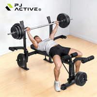 Banc d'haltères pliable multifonction pour fitness à domicile