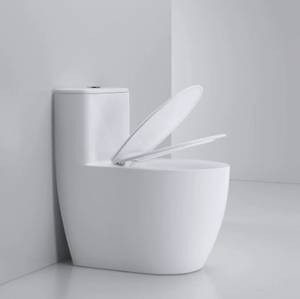 โถสุขภัณฑ์เซรามิกสีขาวด้าน ระบบไซฟอน สำหรับห้องน้ำวิลล่า - Product Image 3